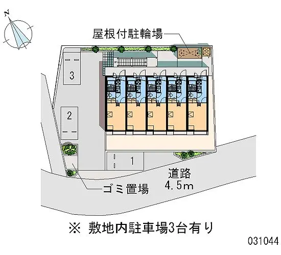 ★手数料０円★八王子市小宮町　月極駐車場（LP）